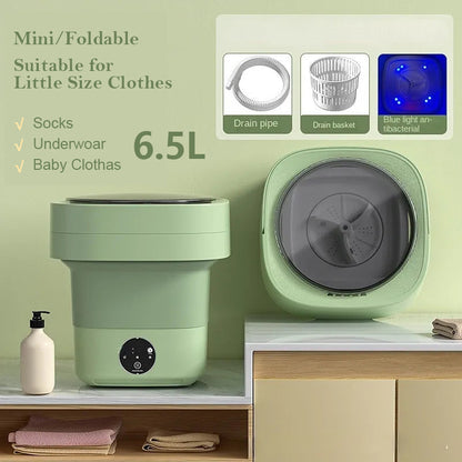 Portable Mini Washing Machine - Big Capacity, Spinning Dry