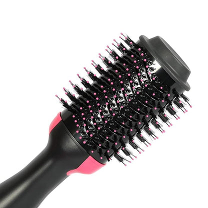 3-In-1 Electric One Step Hair Straightening Brush One Step Hot Air Brush Dryer + Styler
