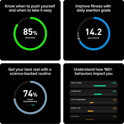 Whoop watch , Health and fitness tracker (Master Version)  | ساعة ووب، جهاز تتبع الصحة واللياقة البدنية