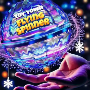 Hand-Controlled Magic Spinner Ball With LED Lights  Toy 🏐