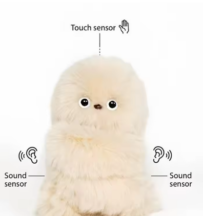 Sings Turns Head Learns To Speak - Plush Owl Doll Suitable For Children's Interactive Educational Growth Gifts