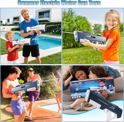 Automatic Shark Water Gun – Waterproof &  Rechargeable Toy
