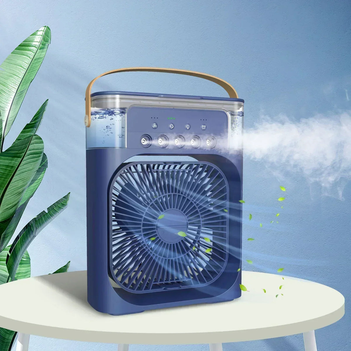 Portable Air Conditioner Fan with 3 Wind Speeds, Personal Cooling Fan, Air Cooler, Camping Air Conditioner